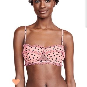 NWT For Love & Lemons Claudia Underwire Bikinj Top